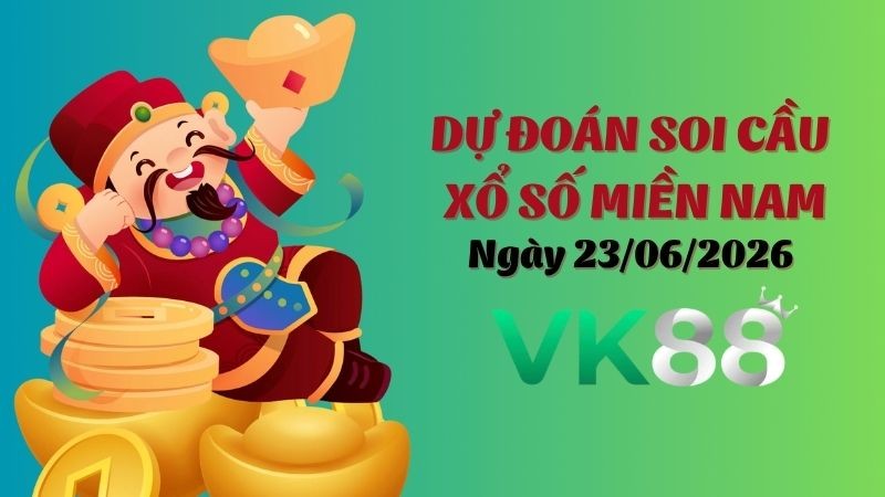 VK88 Dự Đoán Soi Cầu Xổ Số Miền Nam Ngày 23/06/2026 - Dự Đoán Con Lô Chuẩn Nhất
